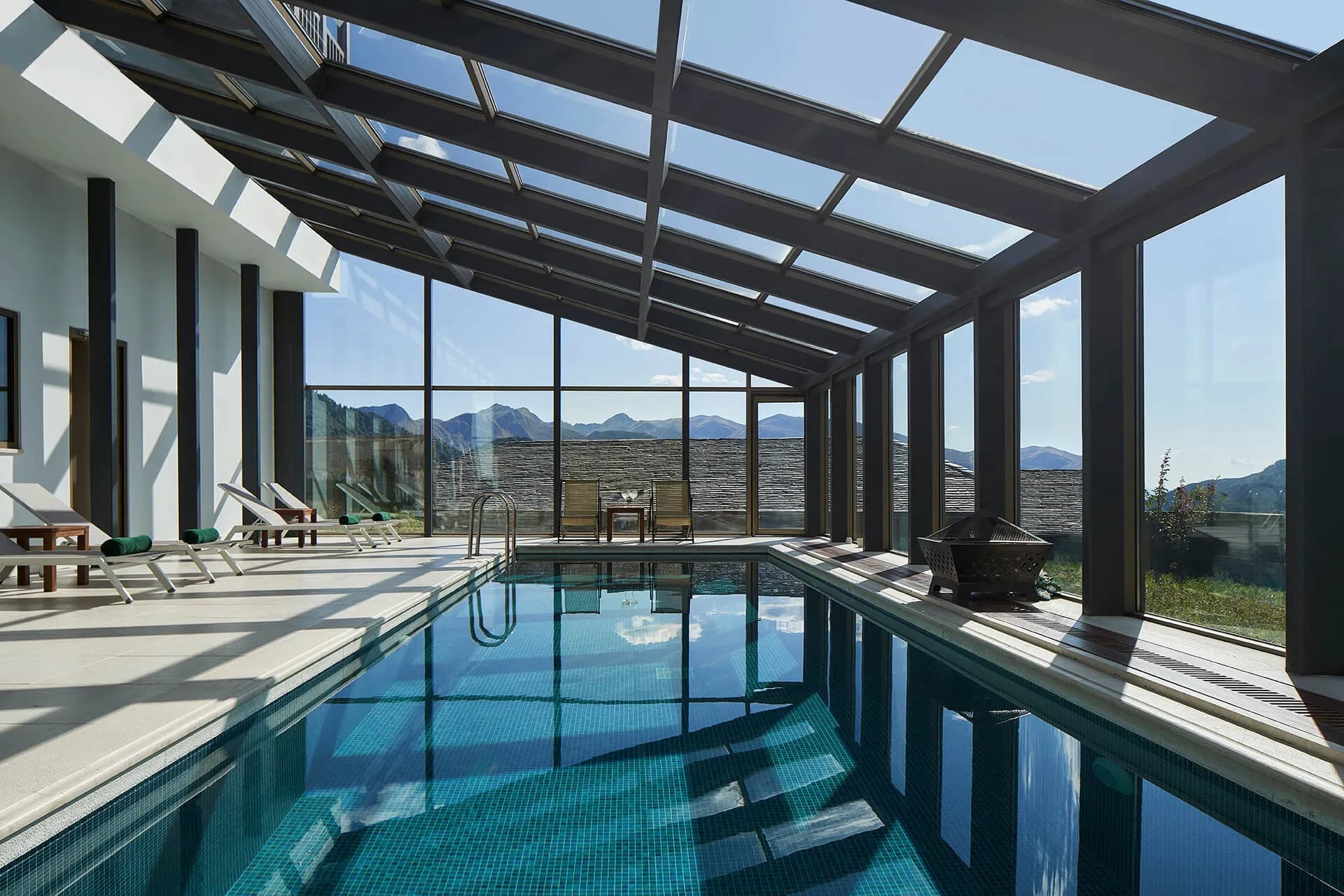 6 Glam Luxury Indoor Pools at Greek Winter Destinations