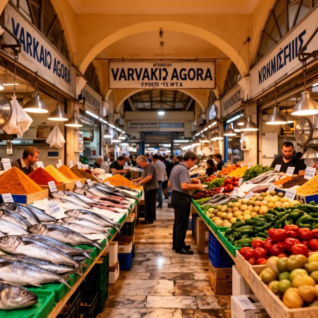 Athens food market tour