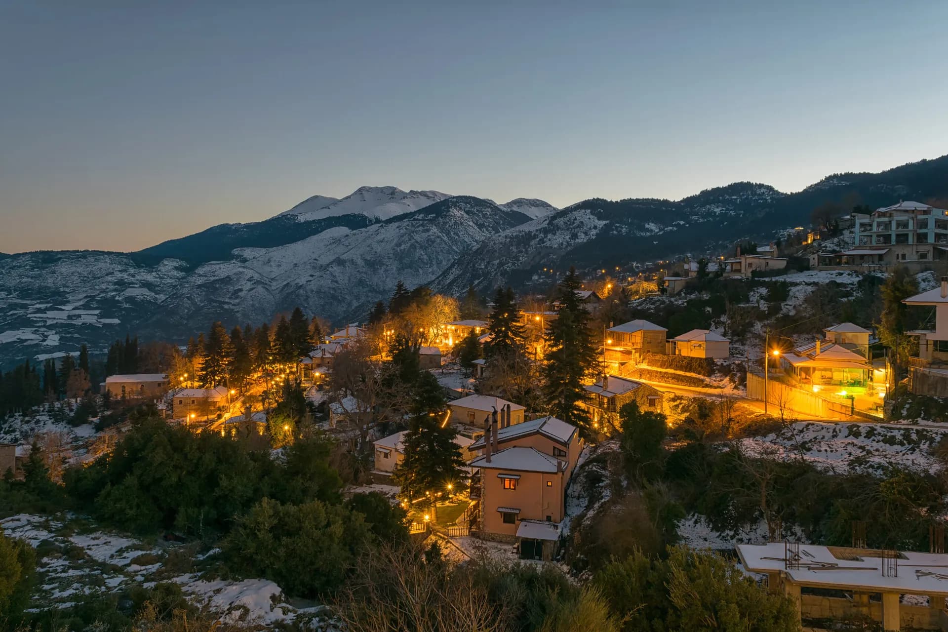 3 Mountain Escapes in Winter Greece